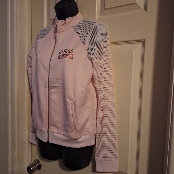 Guess girls zip up. Sweat shirt size Medium - Picture 3 of 5
